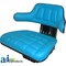 A & I Products Wrap Around Back w/ Arms, Blue Vinyl, 300 lb / 136 kg Weight Limit 22" x10" x18" A-W222BU - alternate 1